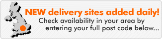 NEW delivery sites added daily!